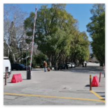 Μπάρες ελέγχου εισόδου εξόδου οχημάτων