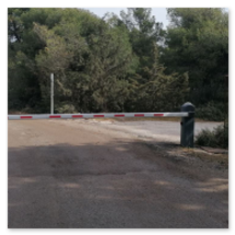 Μπάρες ελέγχου εισόδου εξόδου οχημάτων
