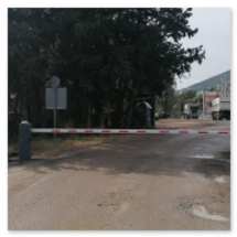 Μπάρες ελέγχου εισόδου εξόδου οχημάτων