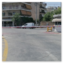 Μπάρες ελέγχου εισόδου εξόδου οχημάτων