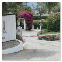 Μπάρες ελέγχου εισόδου εξόδου οχημάτων
