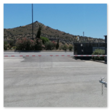Μπάρες ελέγχου εισόδου εξόδου οχημάτων