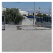 Μπάρες ελέγχου εισόδου εξόδου οχημάτων