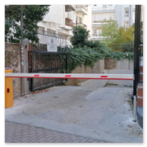 Μπάρες ελέγχου εισόδου εξόδου οχημάτων