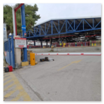 Μπάρες ελέγχου εισόδου εξόδου οχημάτων